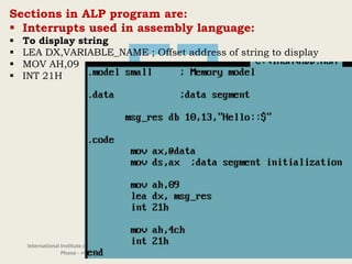 Introduction To Assembly Language Programming | PPT