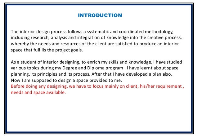 bhavika goyal b sc interior design presentation