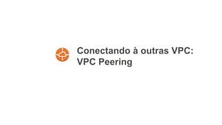 Conectando à outras VPC:
VPC Peering
 