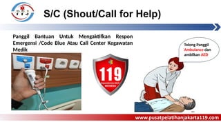 Aed Rjp Pelatihan Bantuan Hidup Dasar: Teknik RJP dan Penggunaan AED | PPTX