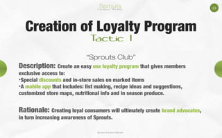 Sprouts Farmers Market Digital Campaign Strategy | PPT