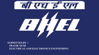 Title Layout
SUBTITLE
SUBMITTED BY :-
PRATIK SETH
ELECTRICAL AND ELECTRONICS ENGINEERING
 