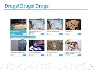 Drugs! Drugs! Drugs!
26
 