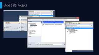 Add SSIS Project
 