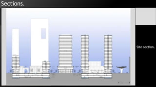 Sections.
Site section.
 