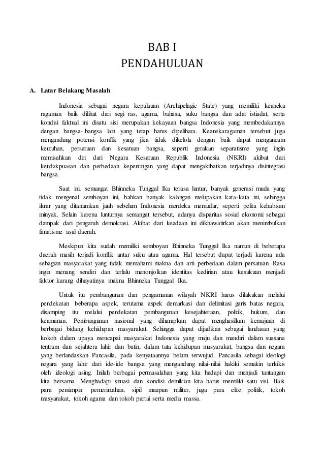 Ancaman Terhadap Negara Dalam Membangun Integritas Nasional Dalam Bin