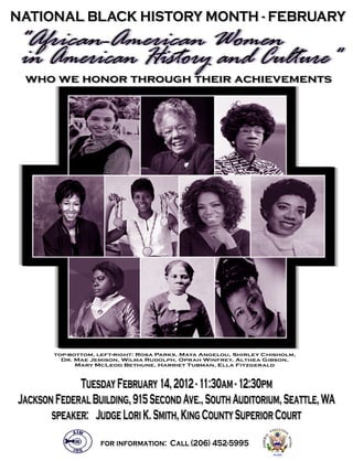 Black History Month 2012