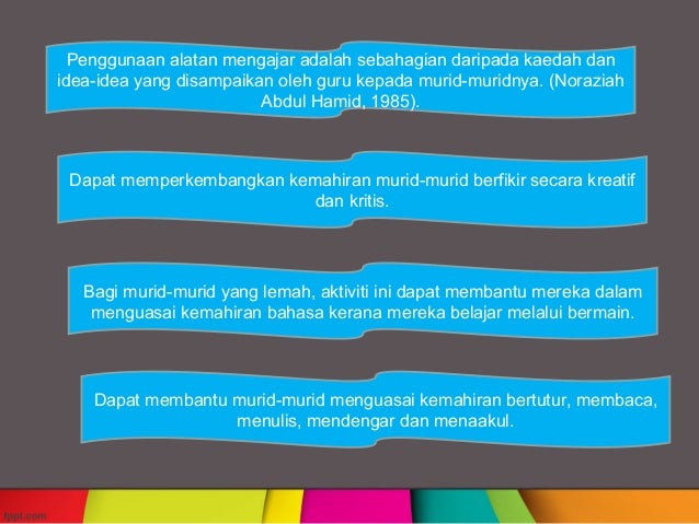 Bahan Pengajaran Dan Pembelajaran Bekan Elektronik