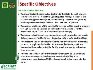 Upscaling of Learnings from ICRISAT-GoK Initiatives