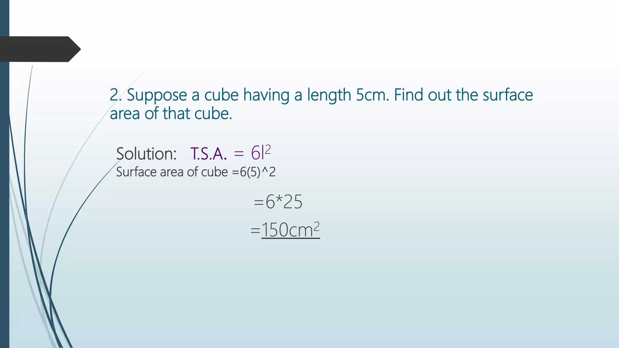 surface area of cube and cuboids | PPTX