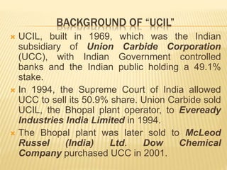 Ucil Factory Bhopal strategy occurred in bhopal 1.pptx