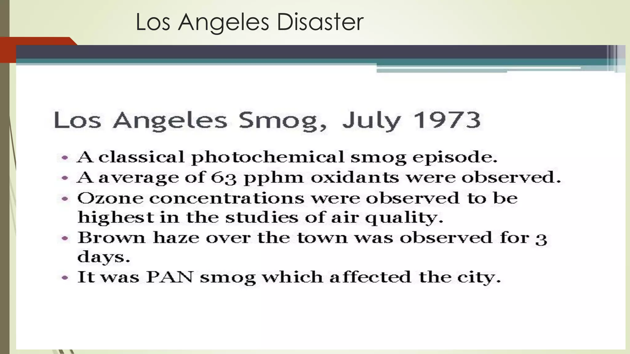 Los Angeles Disaster