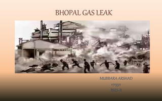 Bhopal gas leak | PPTX