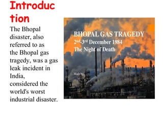 Bhopal gas tragedy | PPTX