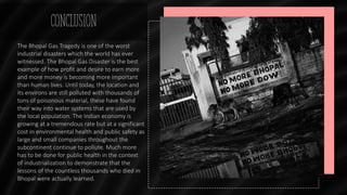 The Bhopal Gas Tragedy – A Night That Shook the World | PDF