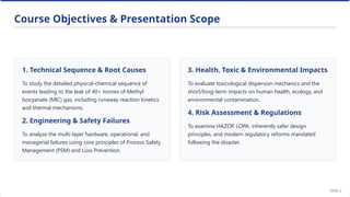 Bhopal Gas Tragedy: Industrial Safety and Hazard Management Lessons | PPTX
