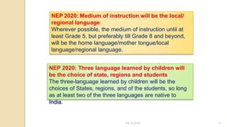 Sanskrit Curriculum in the Context of NEP 2020 | PPTX