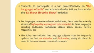 Sanskrit Curriculum in the Context of NEP 2020 | PPTX