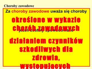Wypadki traktowane na równi  z wypadkami przy pracy 