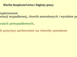 Choroby zawodowe   