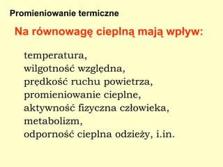 Oświetlenie pomieszczeń pracy Oświetlenie elektryczne (1) Niezależnie od oświetlenia dziennego pomieszczenia pracy powinny być  wyposażone w oświetlenie elektryczne  o natężeniu dostosowanym do rodzaju  wykonywanych prac oraz wymaganej  ich dokładności.  Średnie natężenie oświetlenia  na płaszczyźnie roboczej  nie powinno być mniejsze  niż wartości podane (przykładowo)  w poniższej tabeli. 