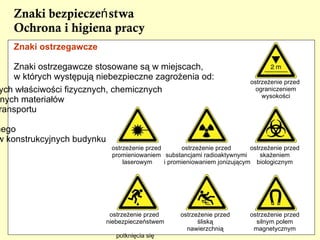 Oświetlenie pomieszczeń pracy Oświetlenie dzienne 
