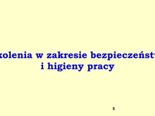 metod ochrony pracowników przed zagrożeniami związanymi z wykonywaną pracą . 