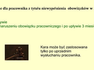 znać w zakresie niezbędnym do wykonania ciążących na niej obowiązków przepisy  o ochronie pracy, w tym przepisy  oraz zasady bhp, Obowiązki osoby kierującej pracownikami Osoba kierująca pracownikami jest obowiązana: organizować stanowiska pracy zgodnie   z przepisami i zasadami bhp, dbać o sprawność środków ochrony   indywidualnej oraz ich stosowanie   zgodnie z przepisami, 