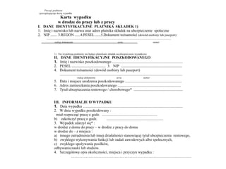 3. Wypadki przy pracy  i choroby zawodowe  oraz świadczenia  z nimi związane. 