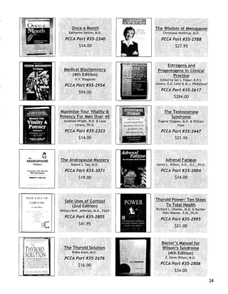 BHRT for the Pharmacist 2003