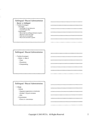 BHRT for the Pharmacist 2003