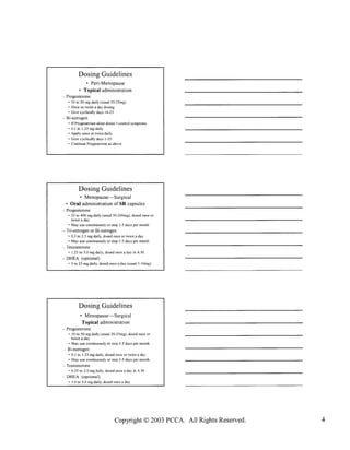 BHRT for the Pharmacist 2003