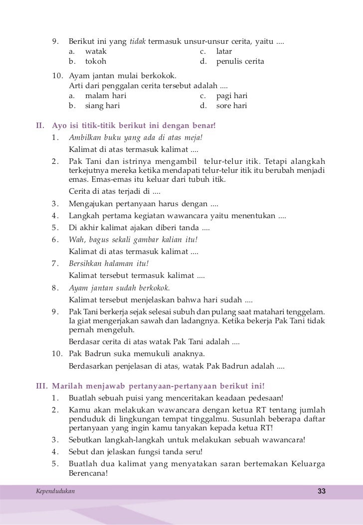 Bhs Indonesia Kls 5 Sd Samidi