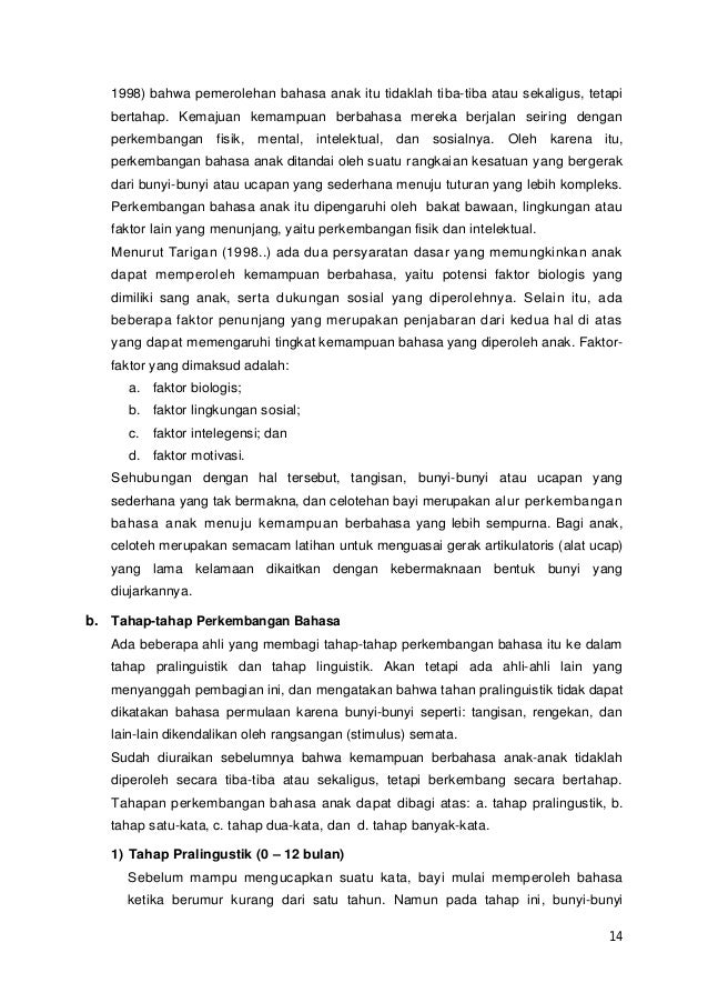 Bhs indonesia modul 1 karakteristik perkembangan bahasa anak