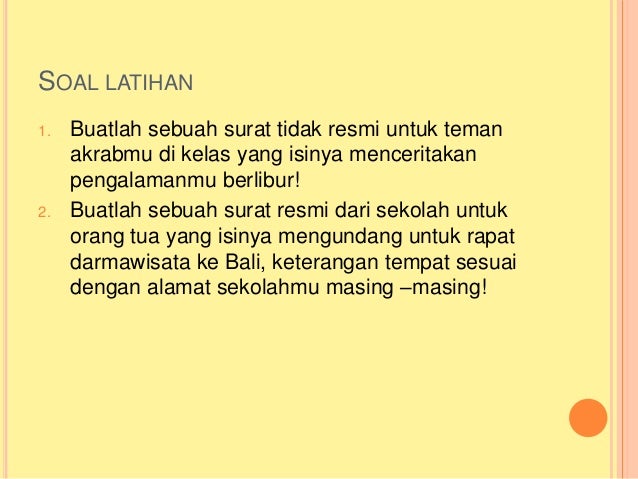 Surat Resmi Untuk Mengundang Sekolah Lain - FRasmi