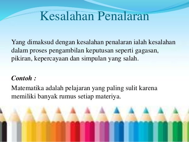 Tugas 2 bhs. Indonesia : Pengertian Penalaran