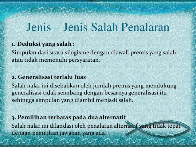 Tugas 2 bhs. Indonesia : Pengertian Penalaran