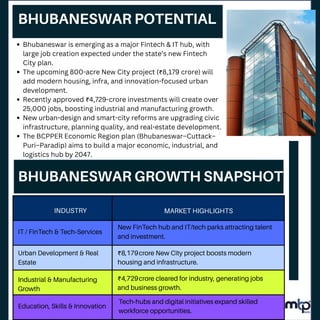 What Makes Bhubaneswar a Quietly Growing Business City Right Now | PDF