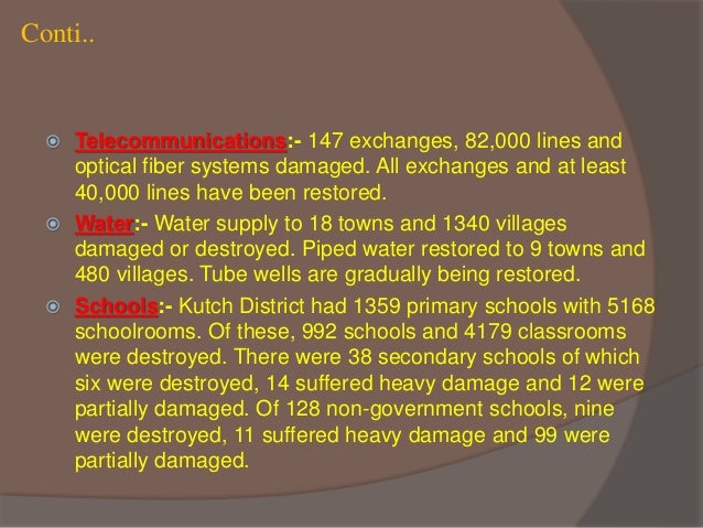 Bhuj earthquake 2001 case study ppt image