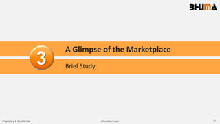 Bhumatech.com 17Proprietary & Confidential
A Glimpse of the Marketplace
Brief Study
3
 