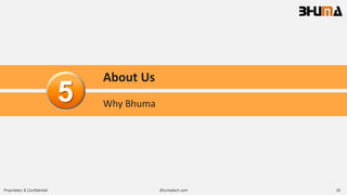 Bhumatech.com 38Proprietary & Confidential
About Us
Why Bhuma
5
 