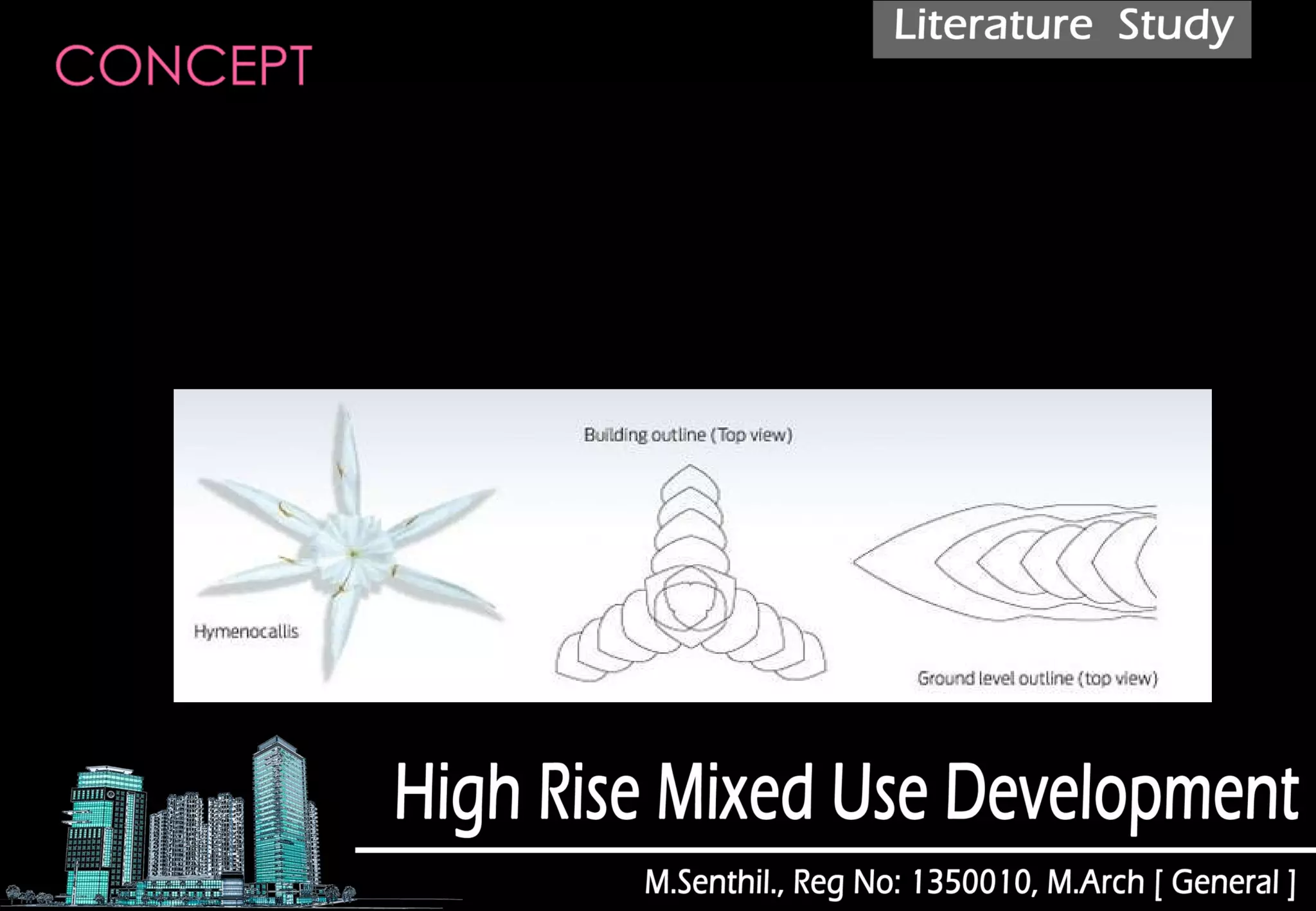 The architects incorporated islamic traditional patterns and modern sophistication to
design a structure that will stand the test of time.
Organic and desert Influence:
The hymenocallis desert flower was the main source of inspiration for the architects.
The design not only reduces wind forces on the building, but also allows each tenant
to have an incredible view of the surrounds
 