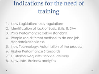 Training and development | PDF