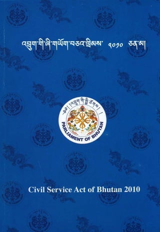 Bhutan civil service act 2010
