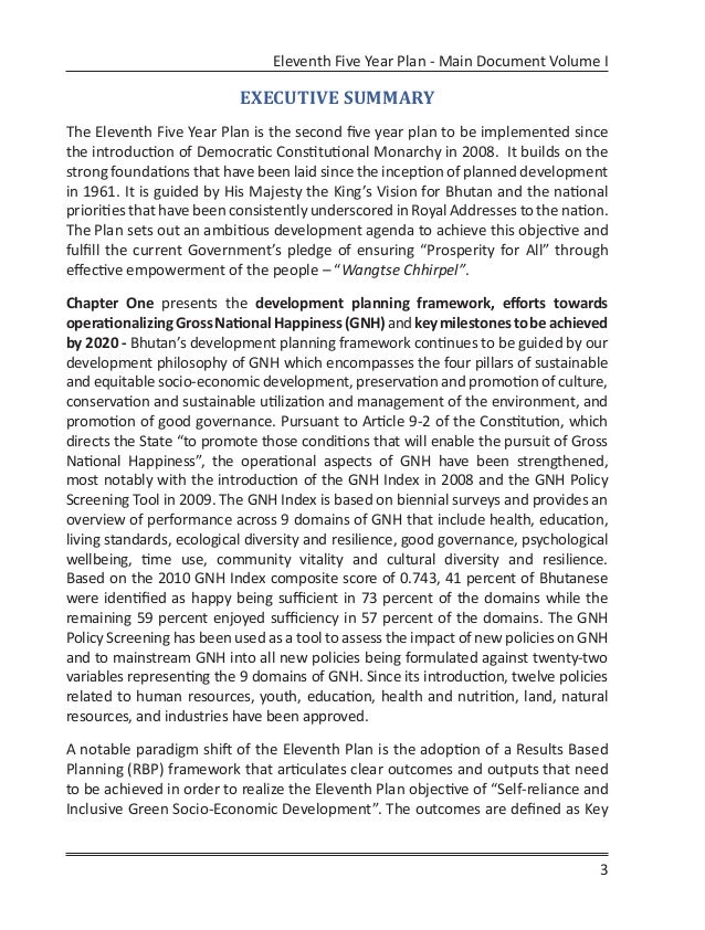 Bhutan S Five Year Plan 2013 2018