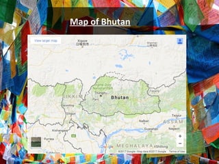 Map of Bhutan
 