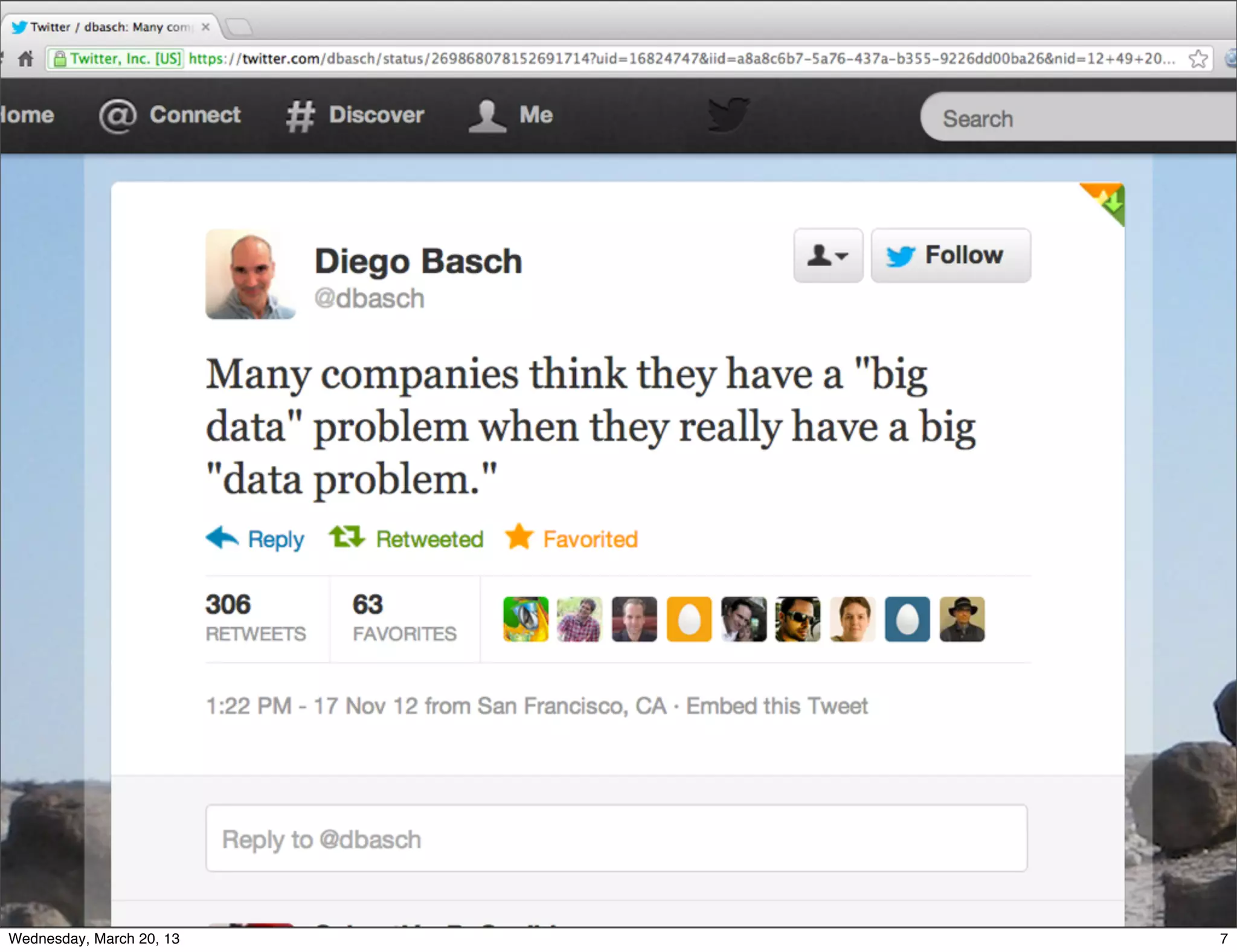 Wednesday, March 20, 13   7
 