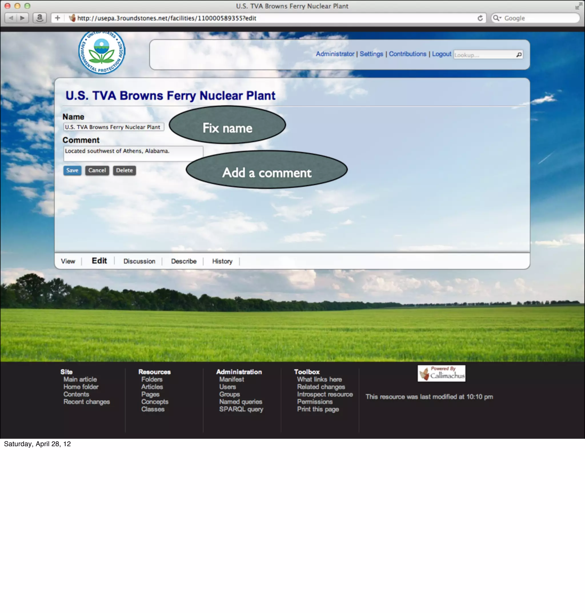 Saturday, April 28, 12
 