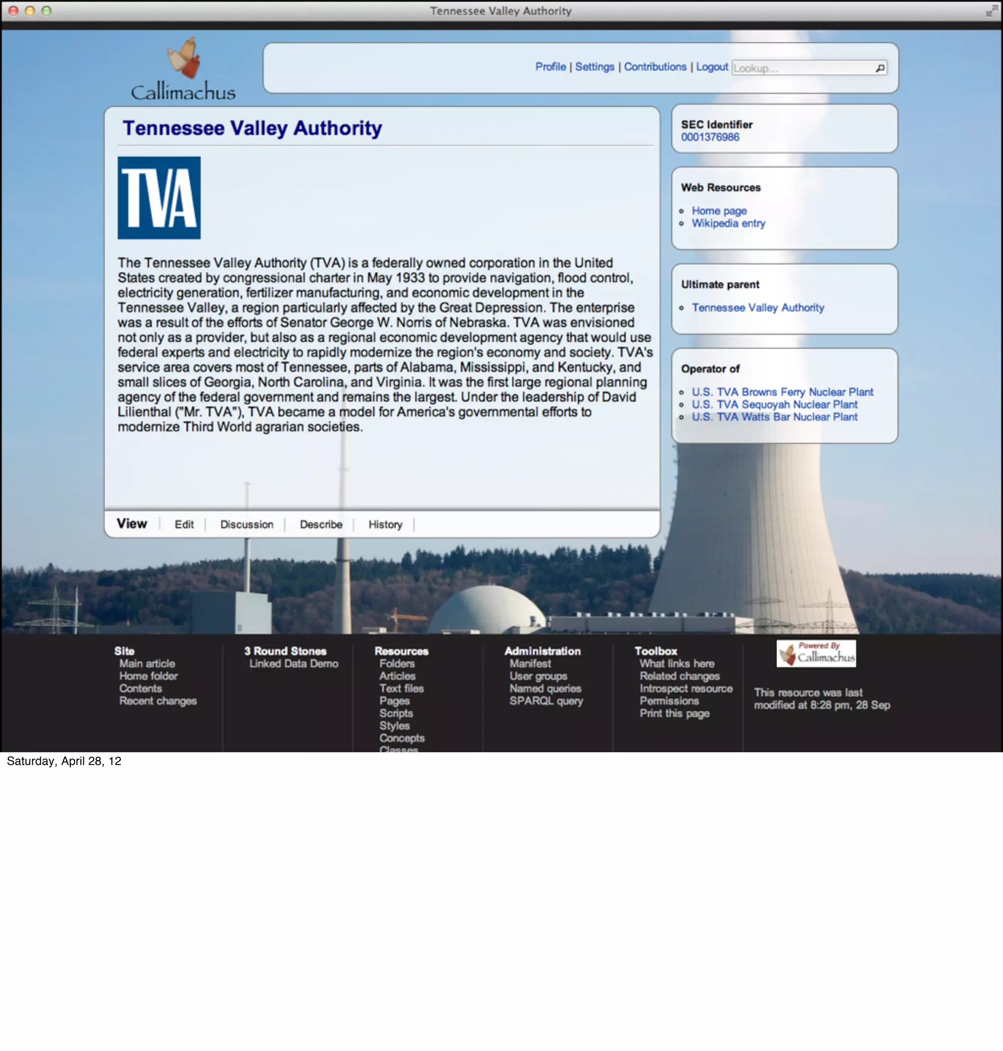 Saturday, April 28, 12
 