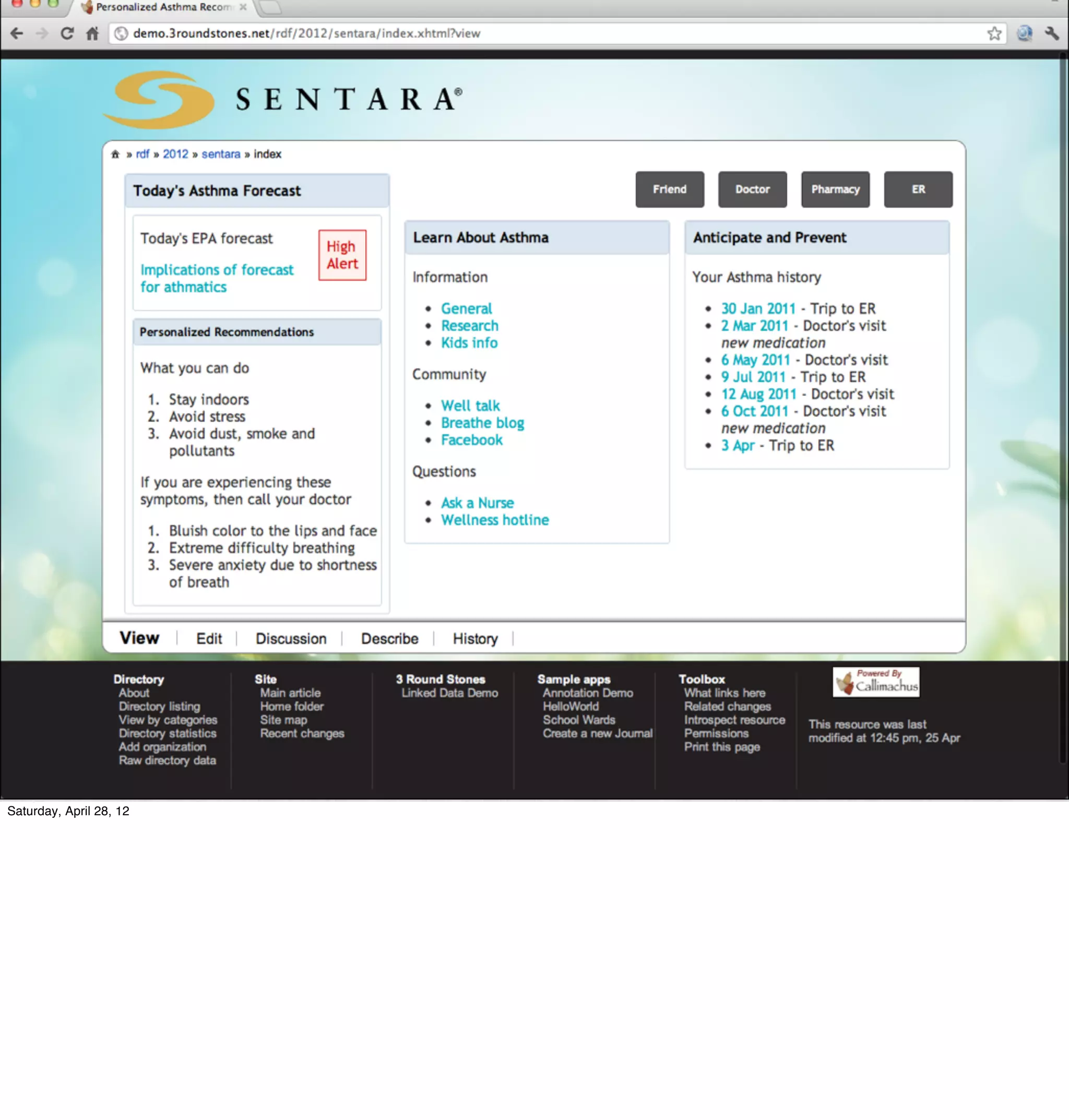 Saturday, April 28, 12
 